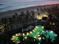 Main pool at night