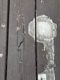 This was up about an inch. We tripped on it