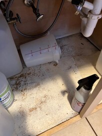 Under every sink was dirty