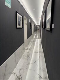 Pasillo para acceder a las habitaciones