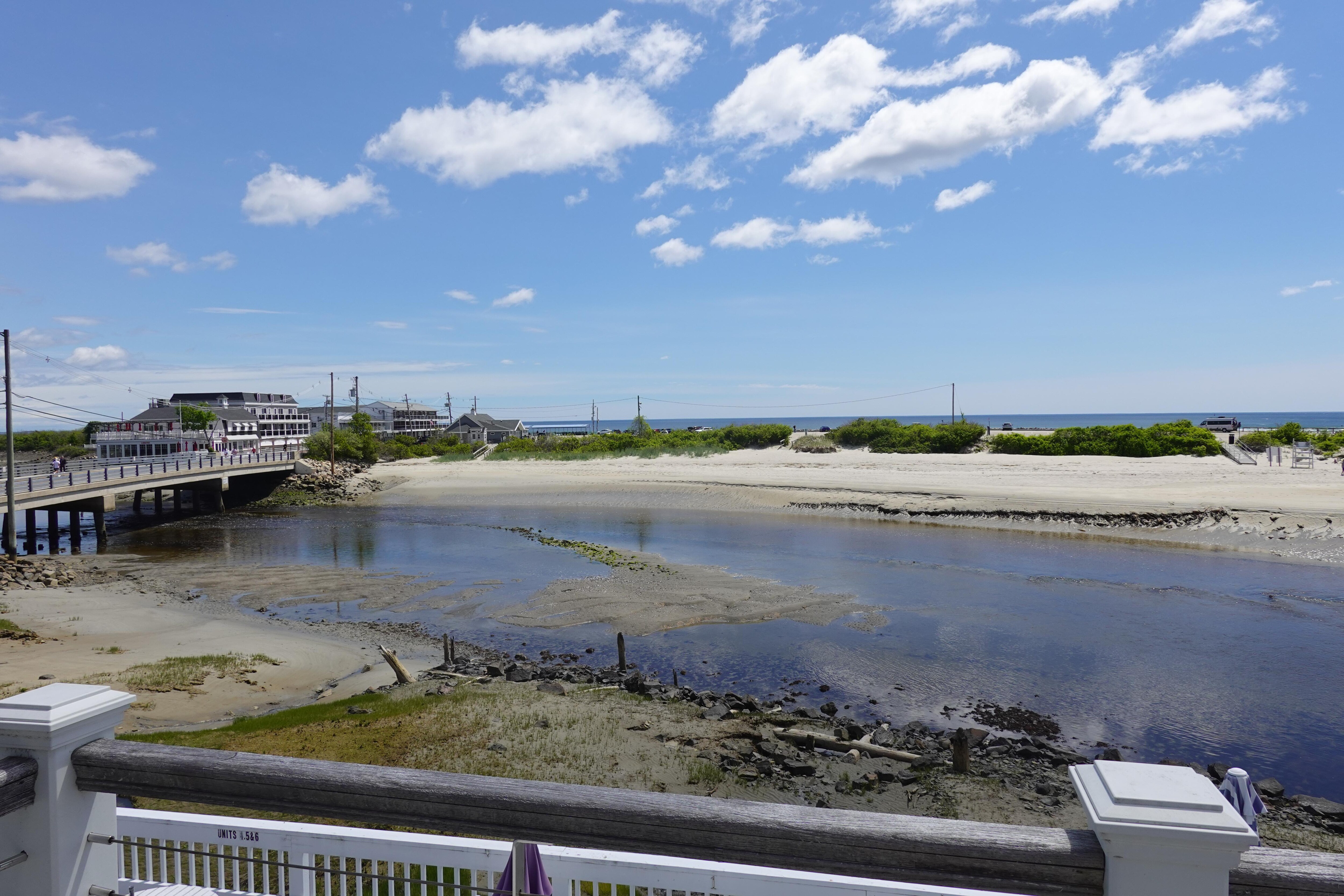 The view of the main bridge to Ogunquit Beach and the Beach Lobster House!