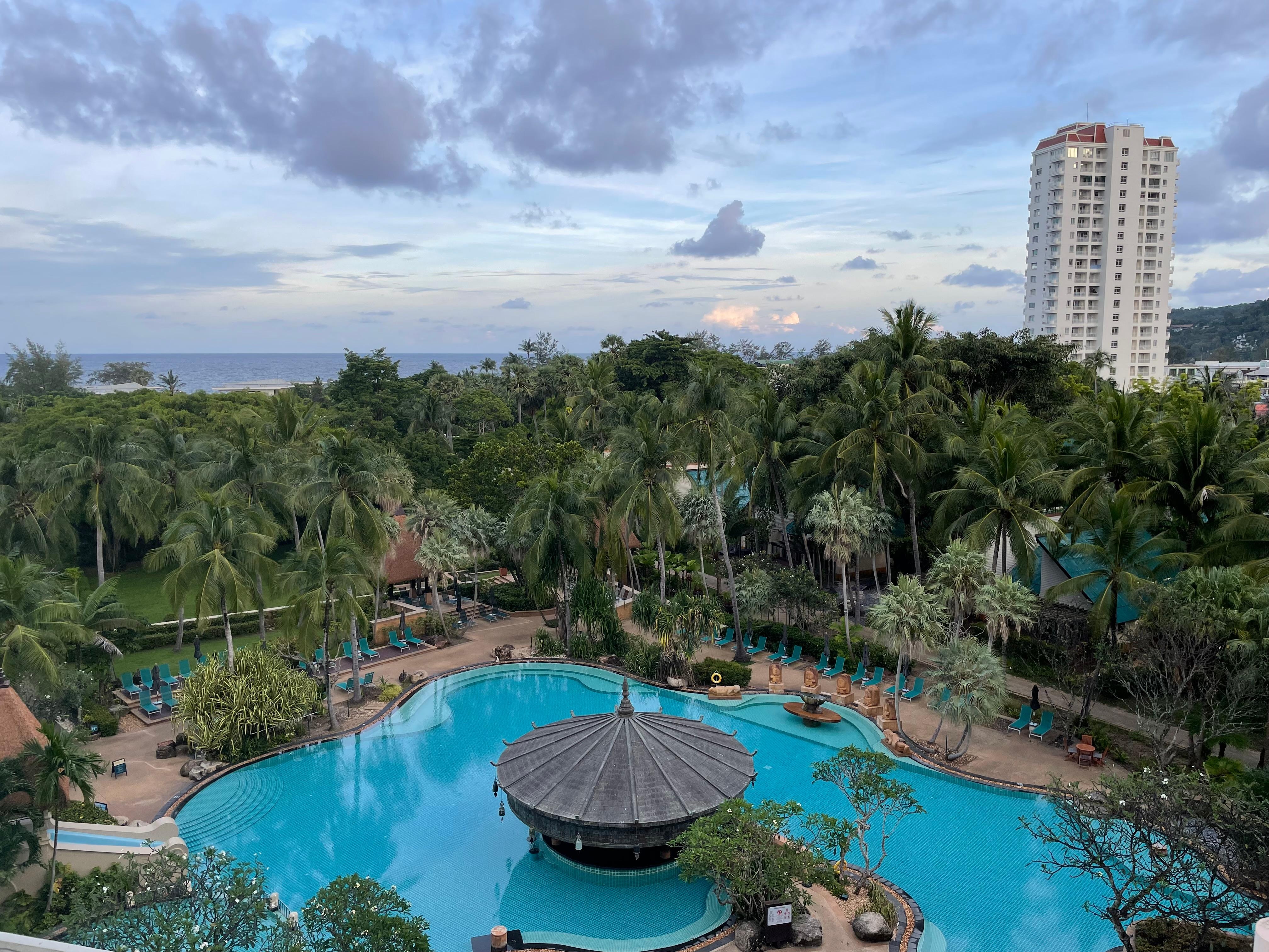 View from our balcony
