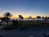 View from our balcony room!