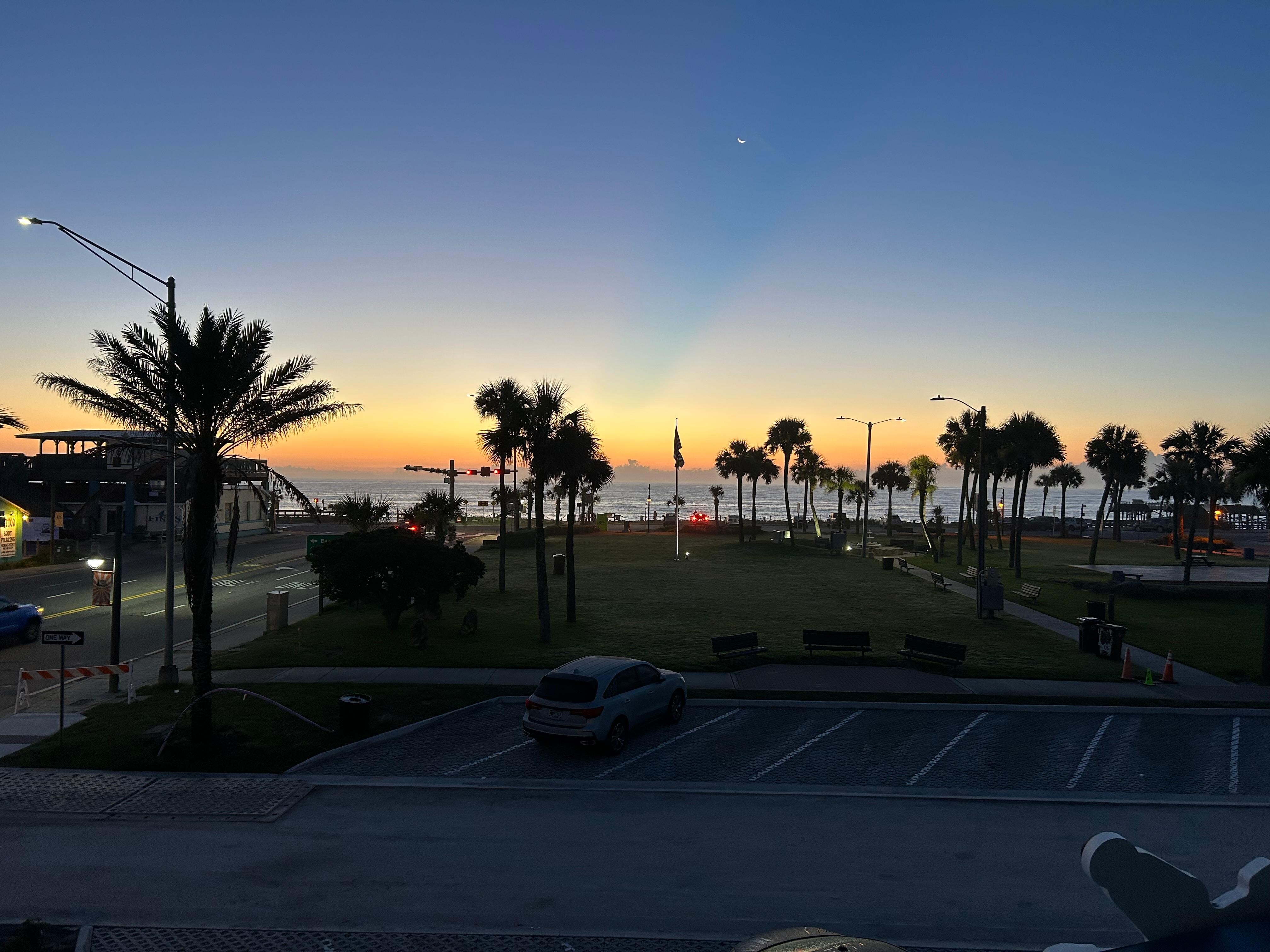 View from our balcony room!