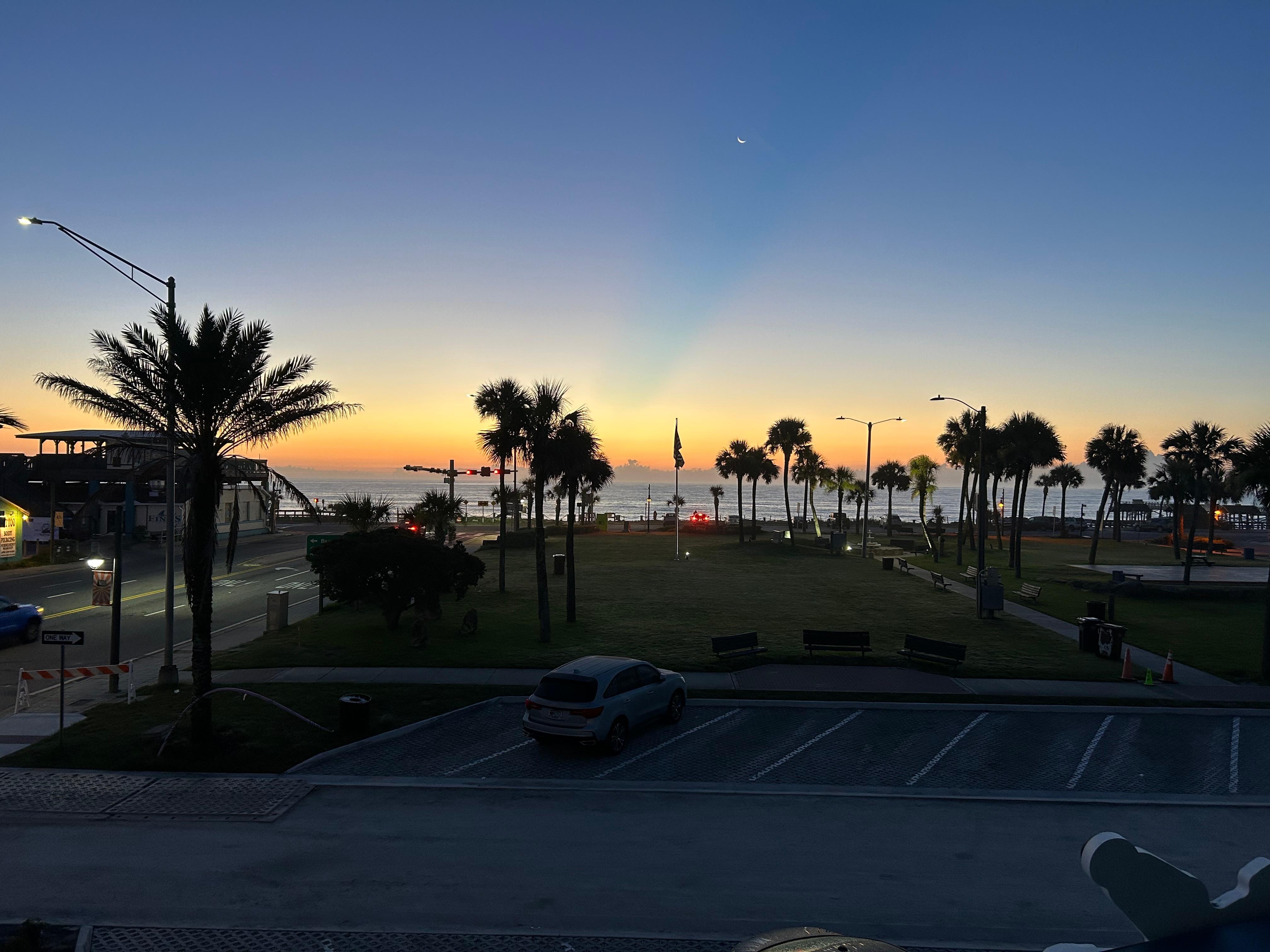View from our balcony room!
