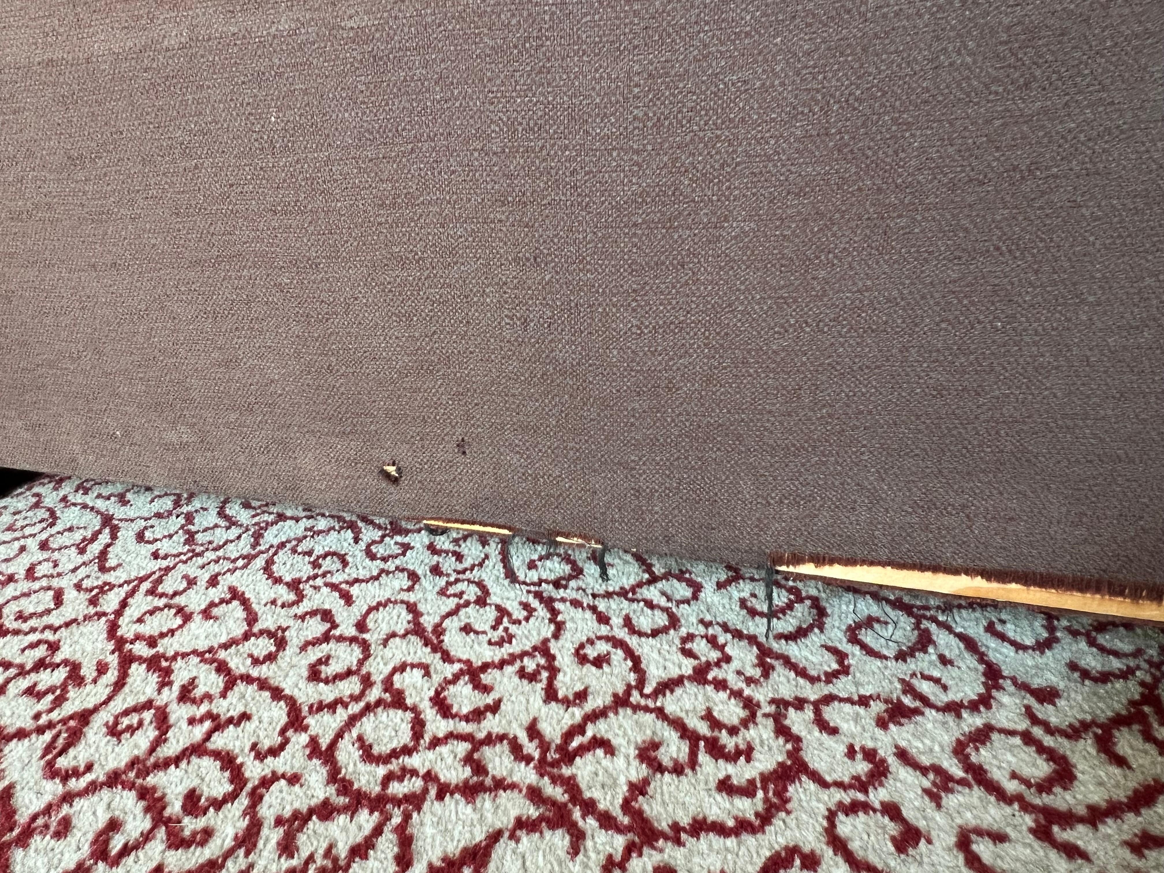 Edge of bedskirt