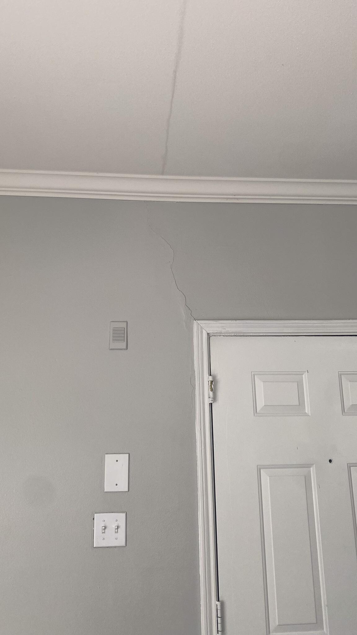 Weird cracks in walls
