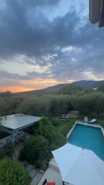 Sunset from the house