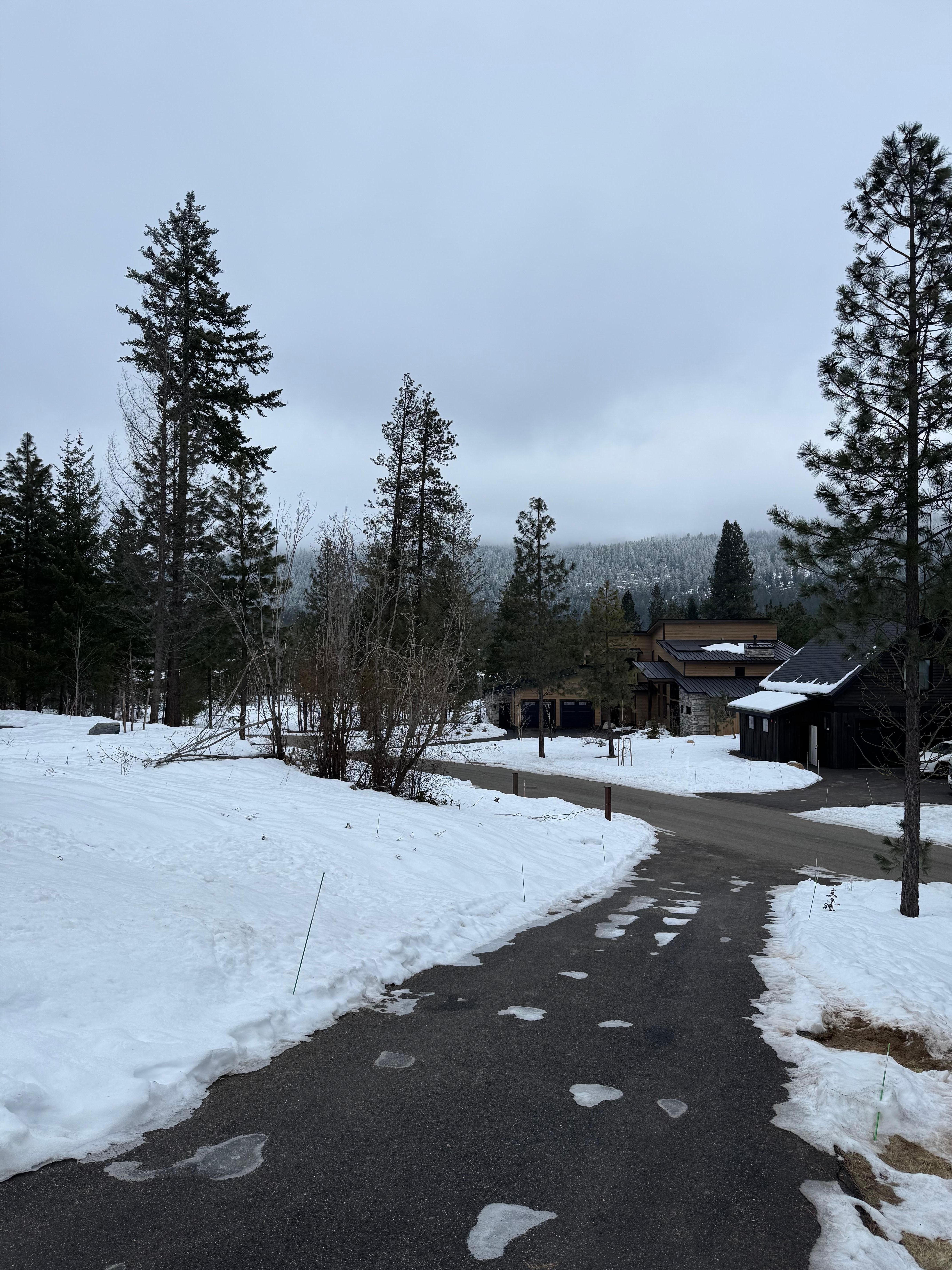 Large driveway accessible from roadway 