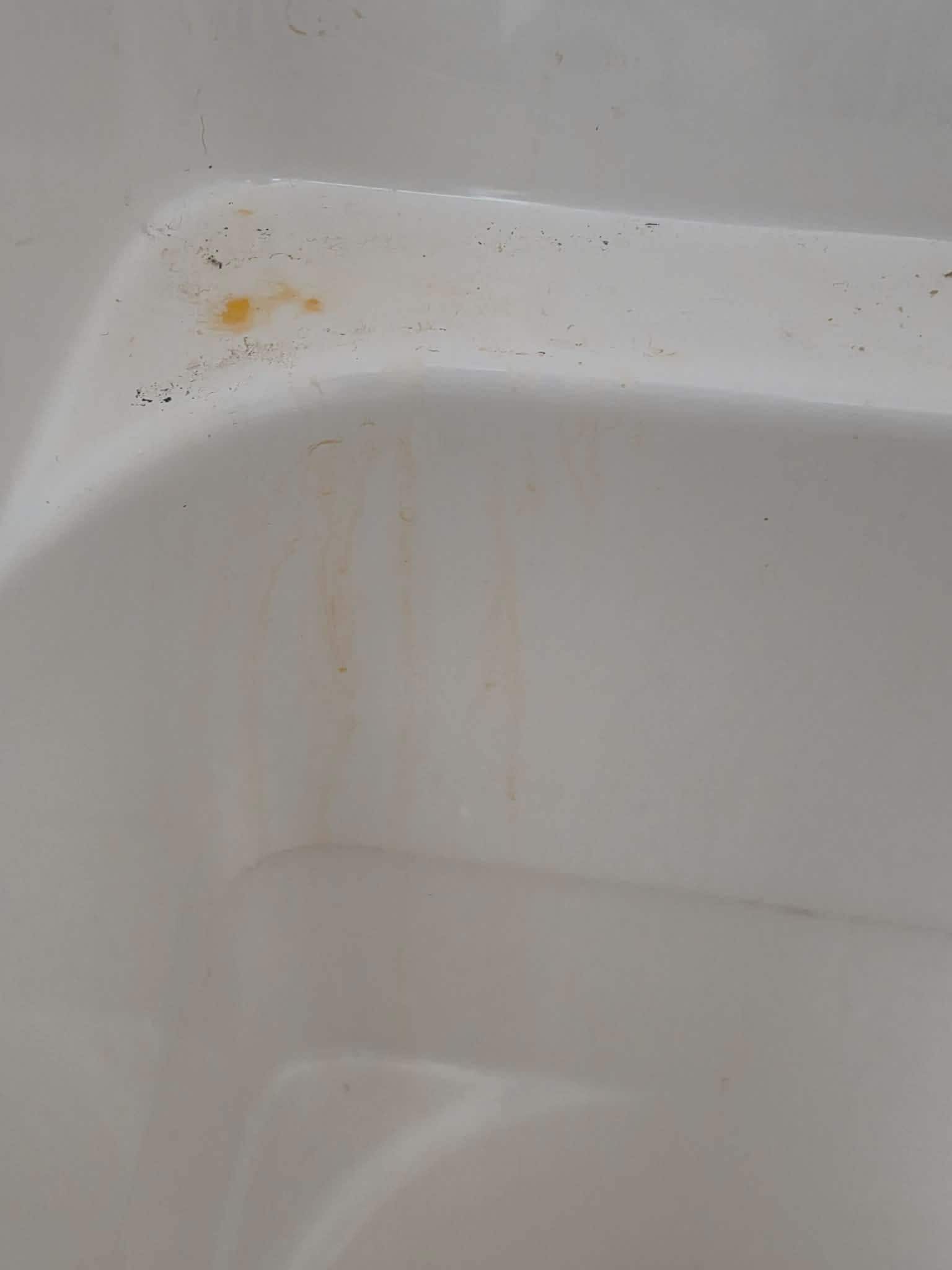 Scum in the bathroom 