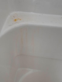 Scum in the bathroom