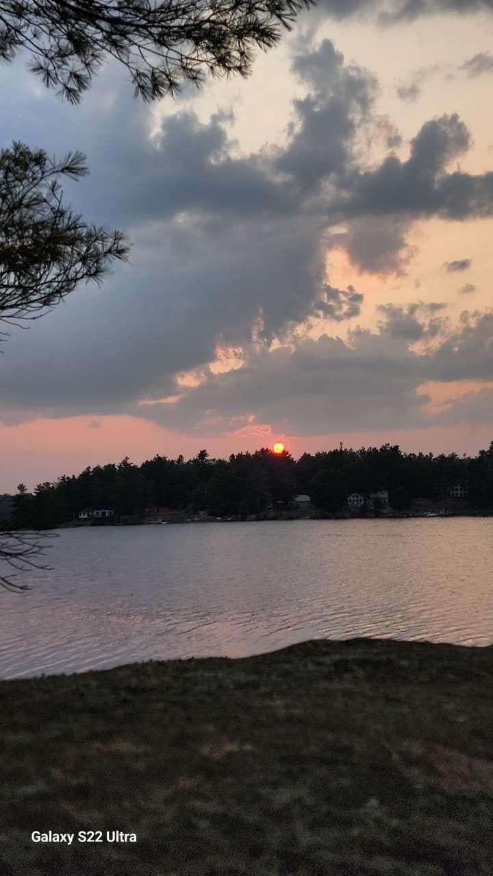 Sunset view off the point