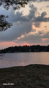 Sunset view off the point