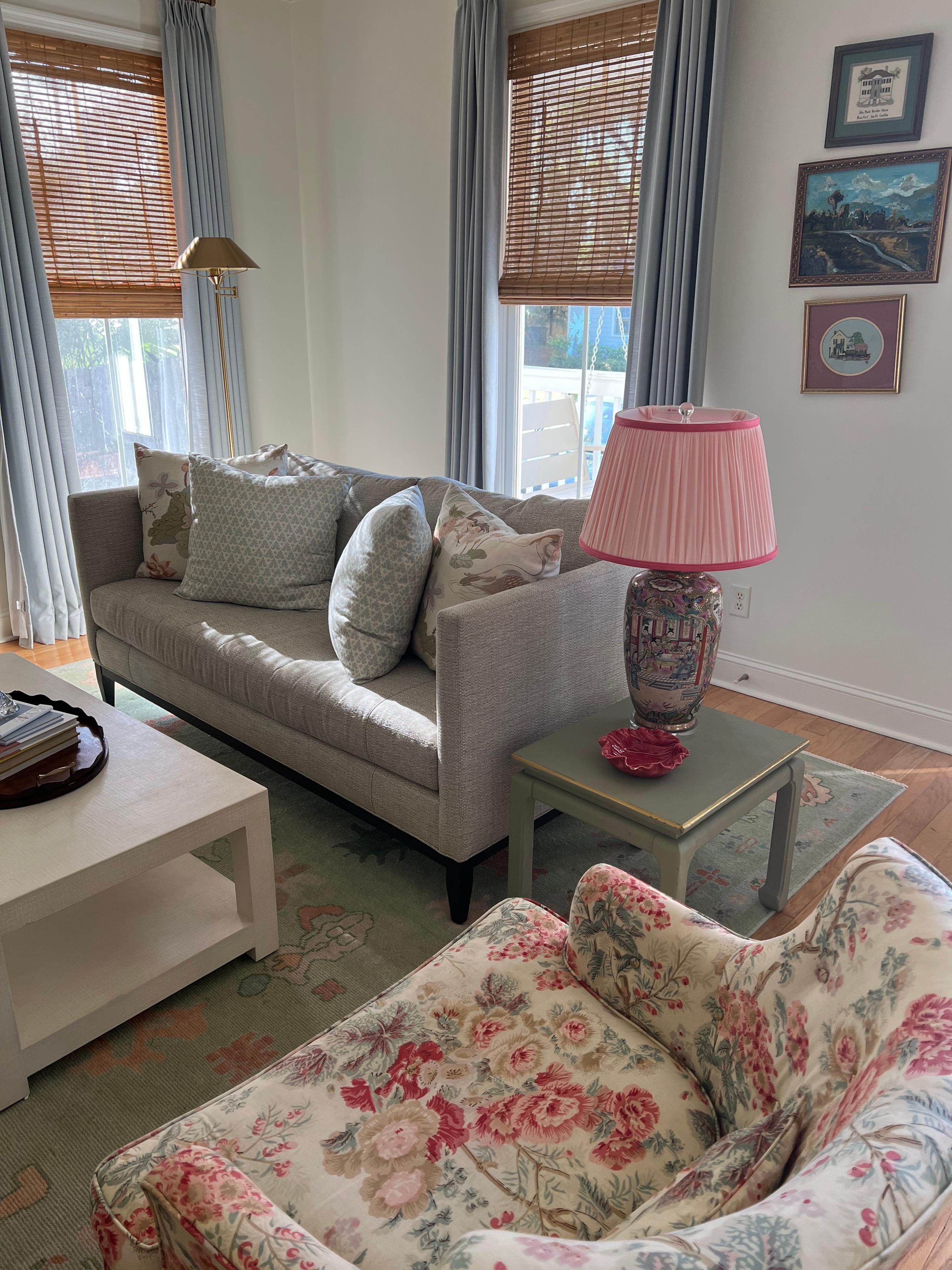 Spent many evenings doing puzzles in the living room. 