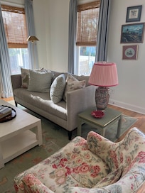 Spent many evenings doing puzzles in the living room.