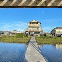 Home view from private dock