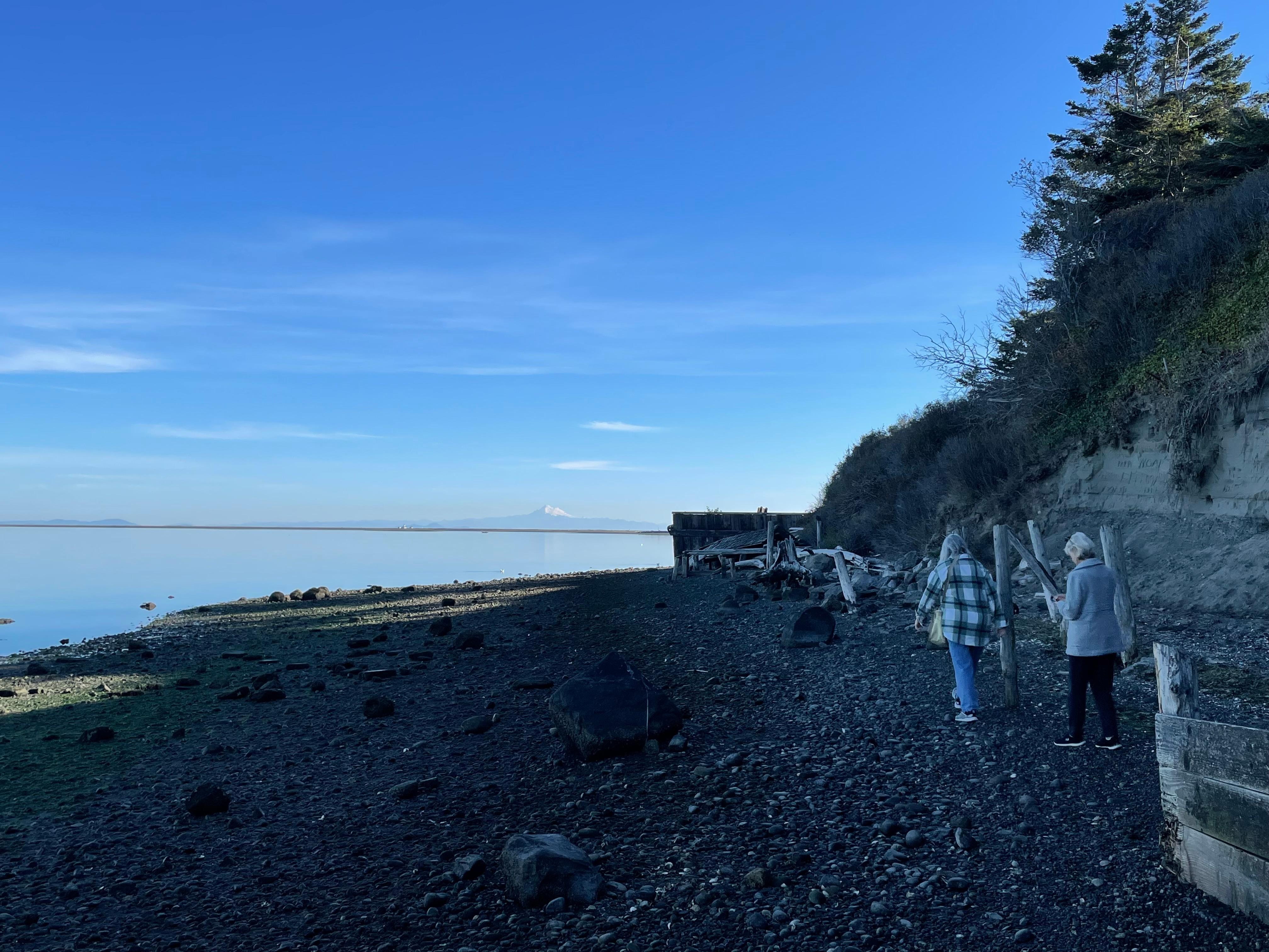 Rocky beach with a lot of collectibles 