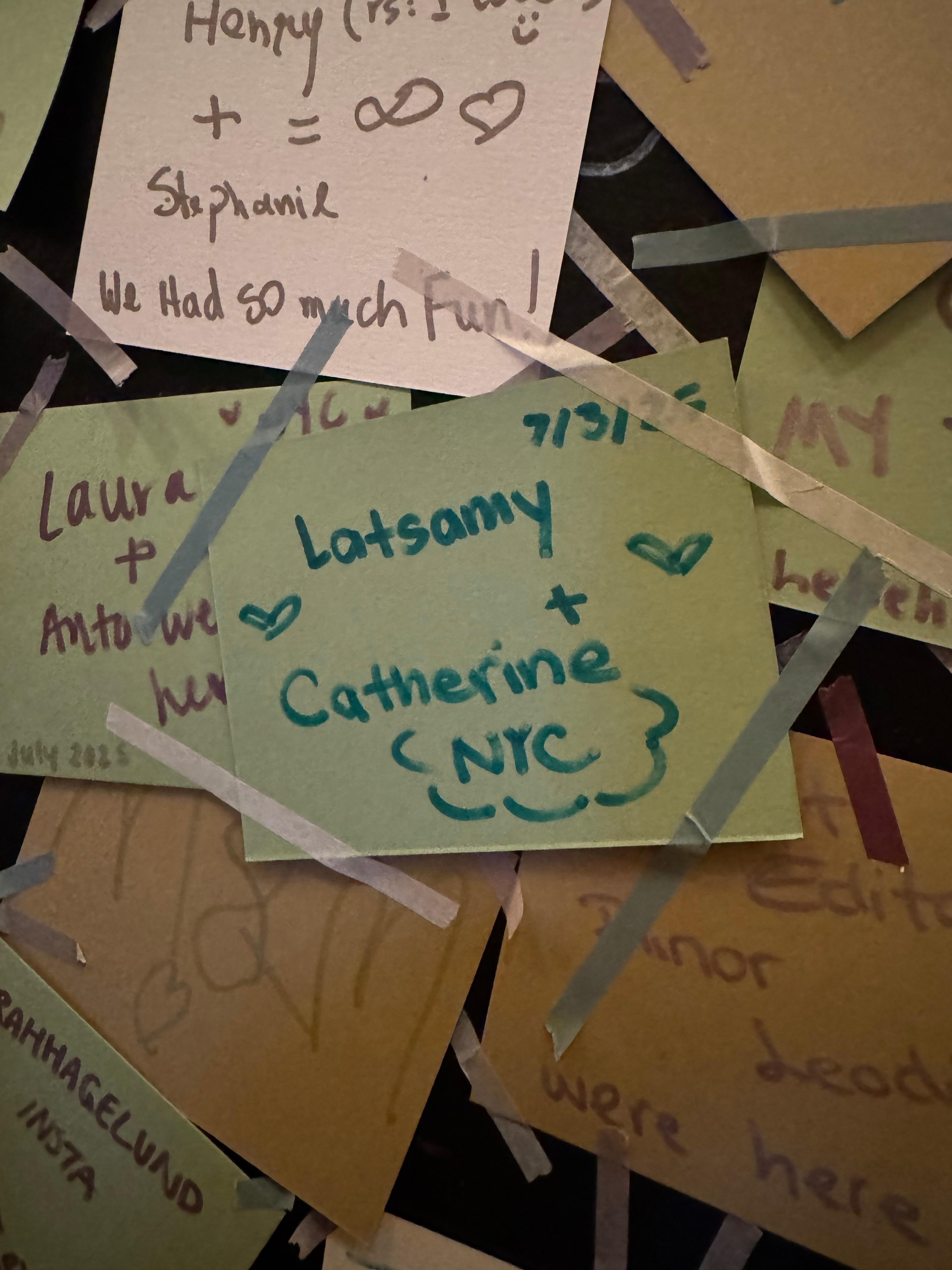 I love it that we are able to write this!