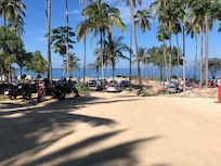 There is no access to the beach.