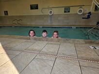 Pool was fun. Kids enjoyed it.