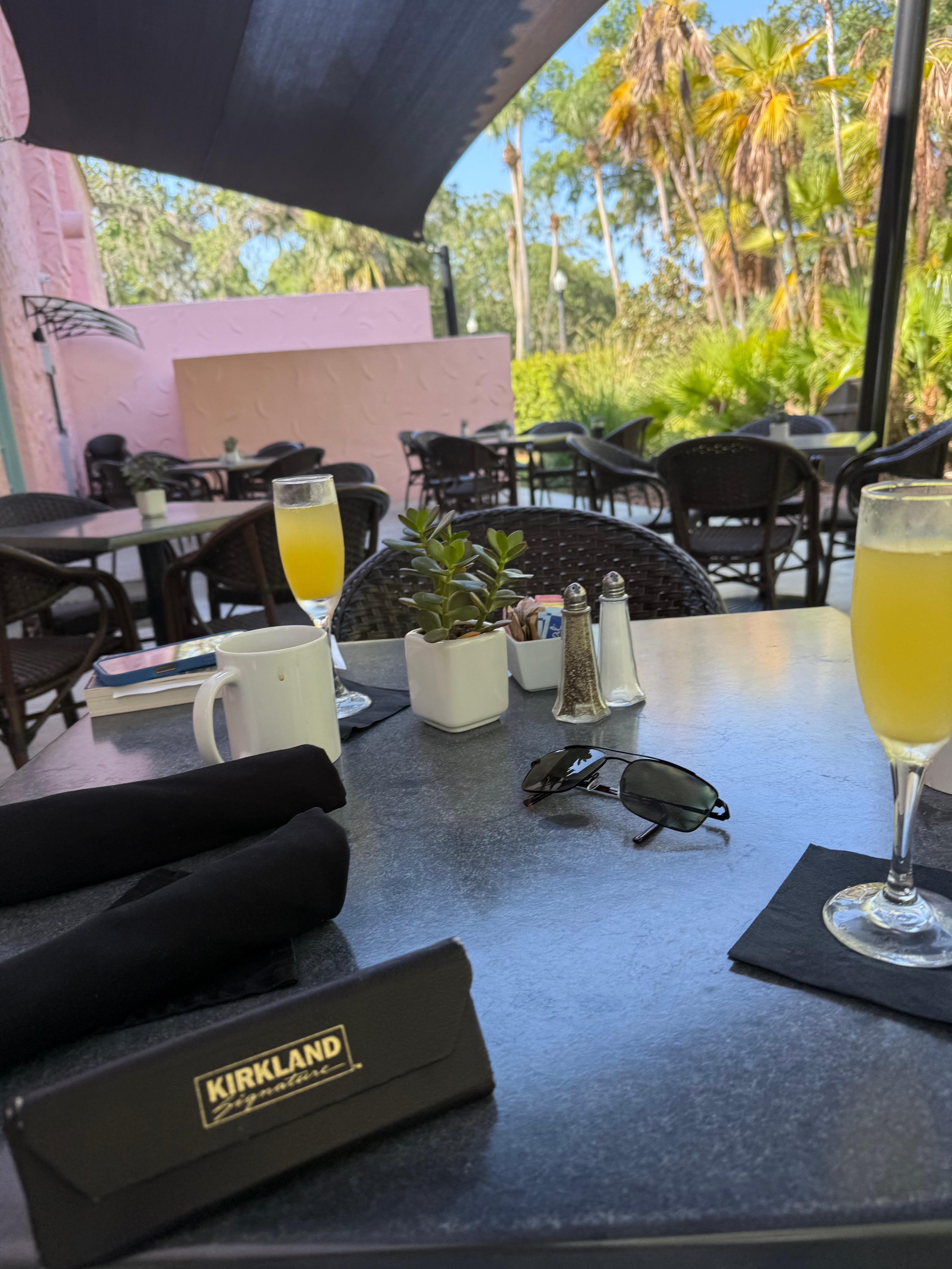 We relaxed and had so many times that we could sit on the patio. We met 2 to 3 couples every time we sat there.
