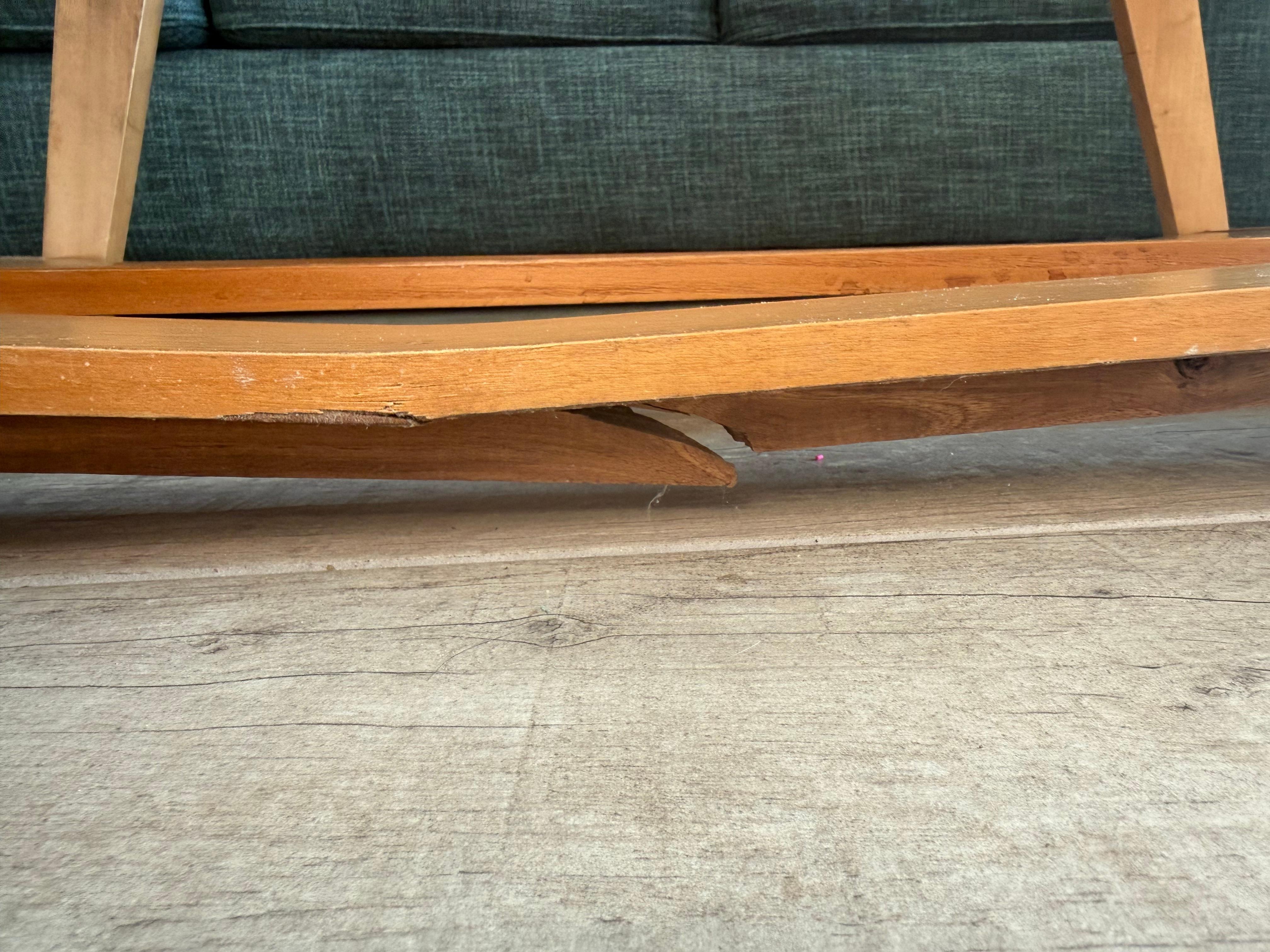 Broken and unsafe furniture 