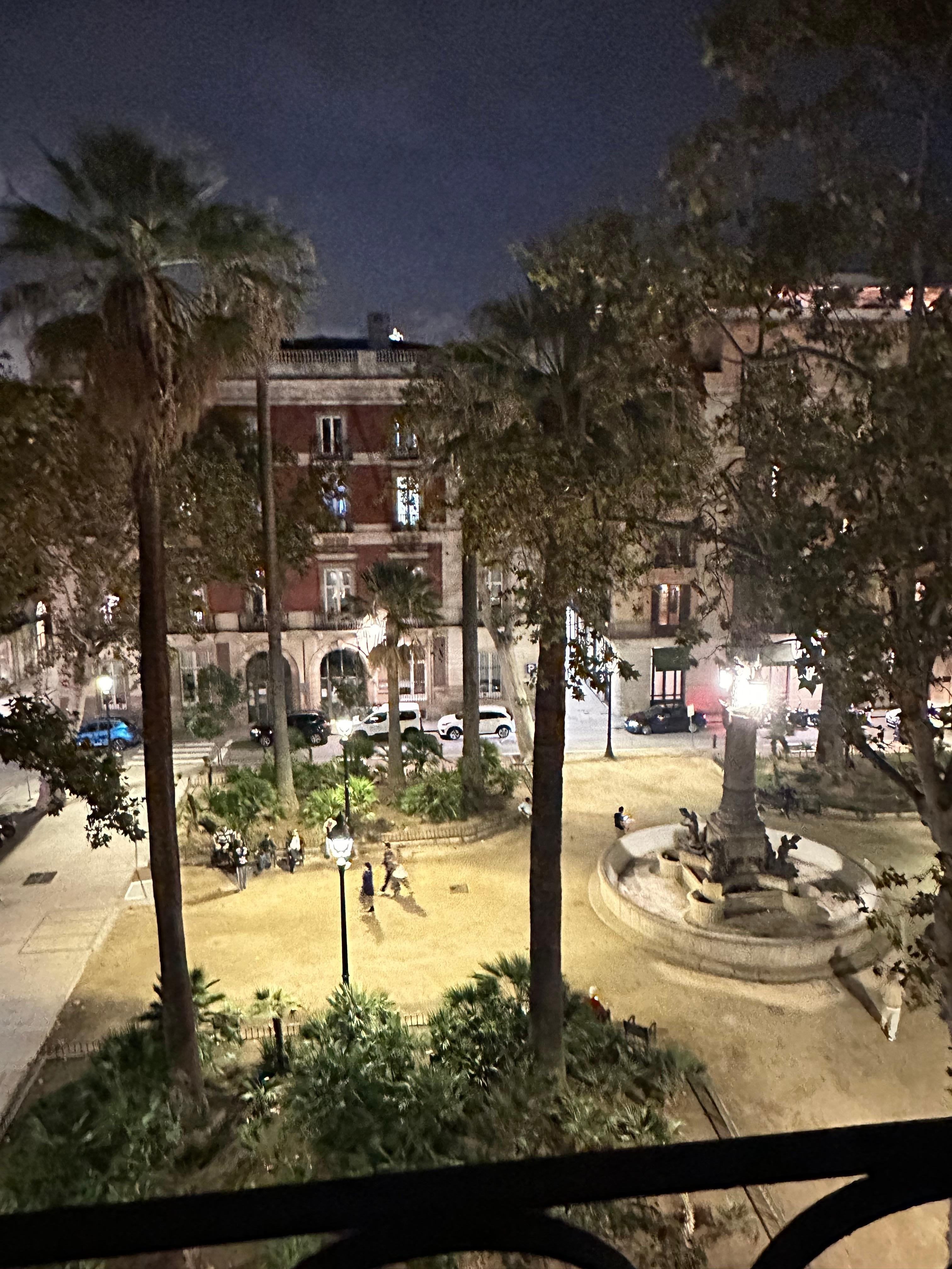 Monument park from balcony 