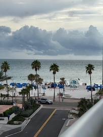 View from pool area