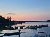 Sunrise from cabin deck.
