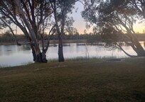 Morning view from the front porch.