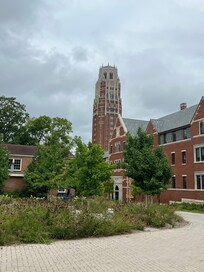 Right by the university