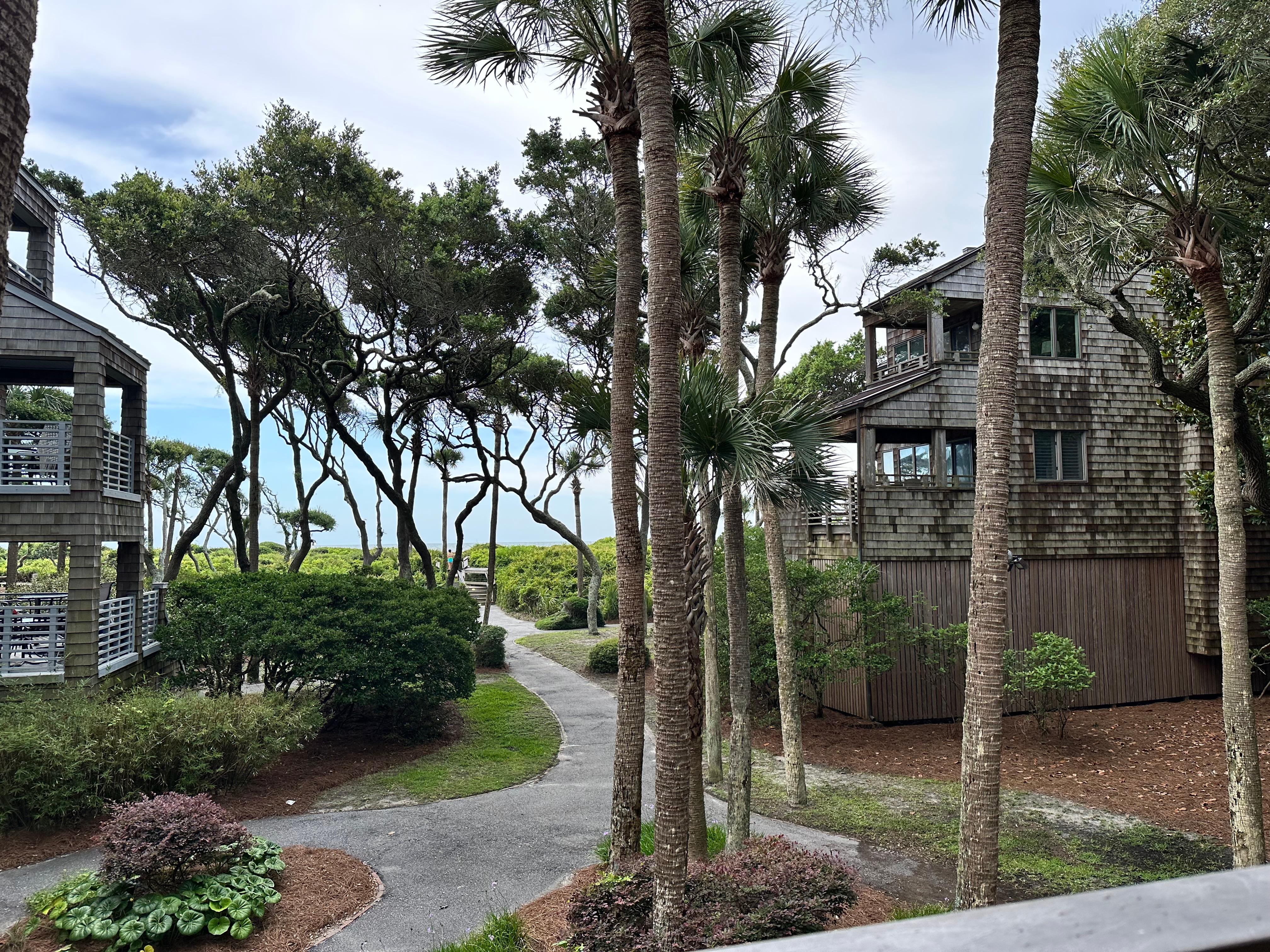 View from the balcony. 