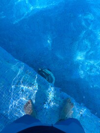 La alberca reportamos que tenía cables salidos en la luz