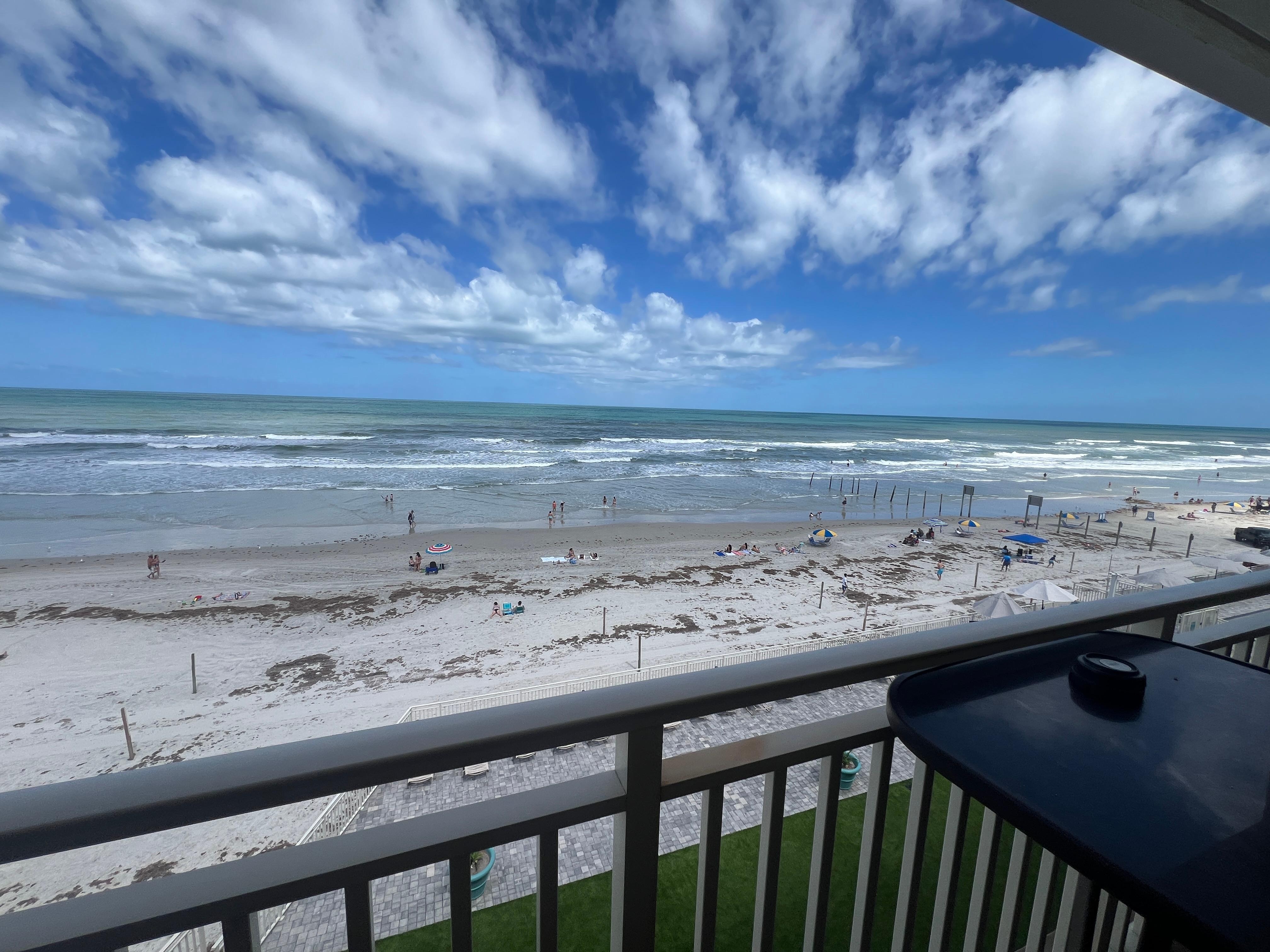 View from the balcony 