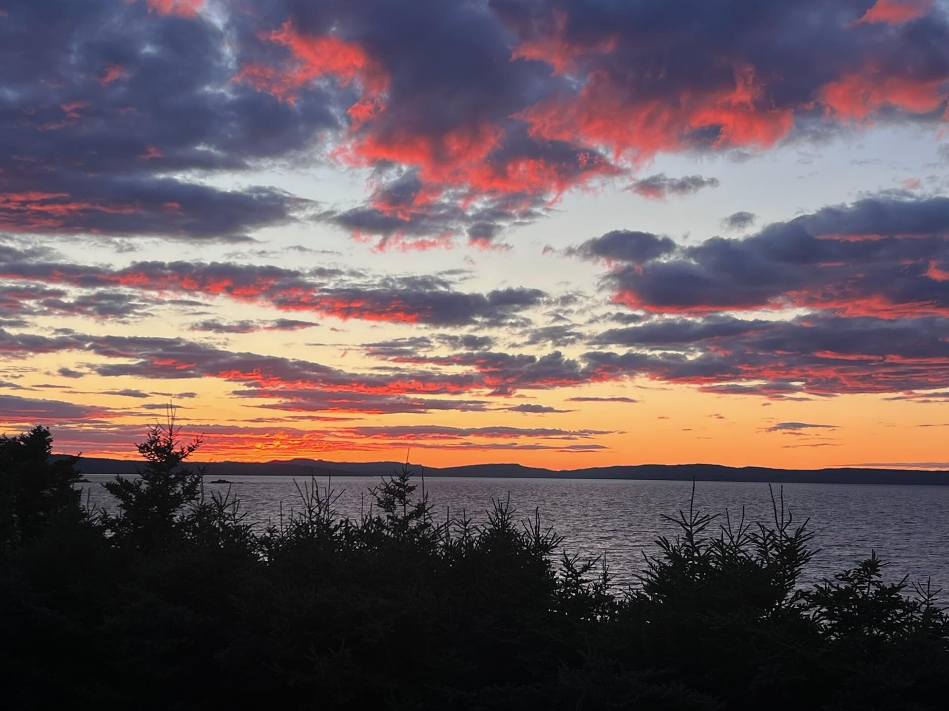 Sunset, August 21, 2025