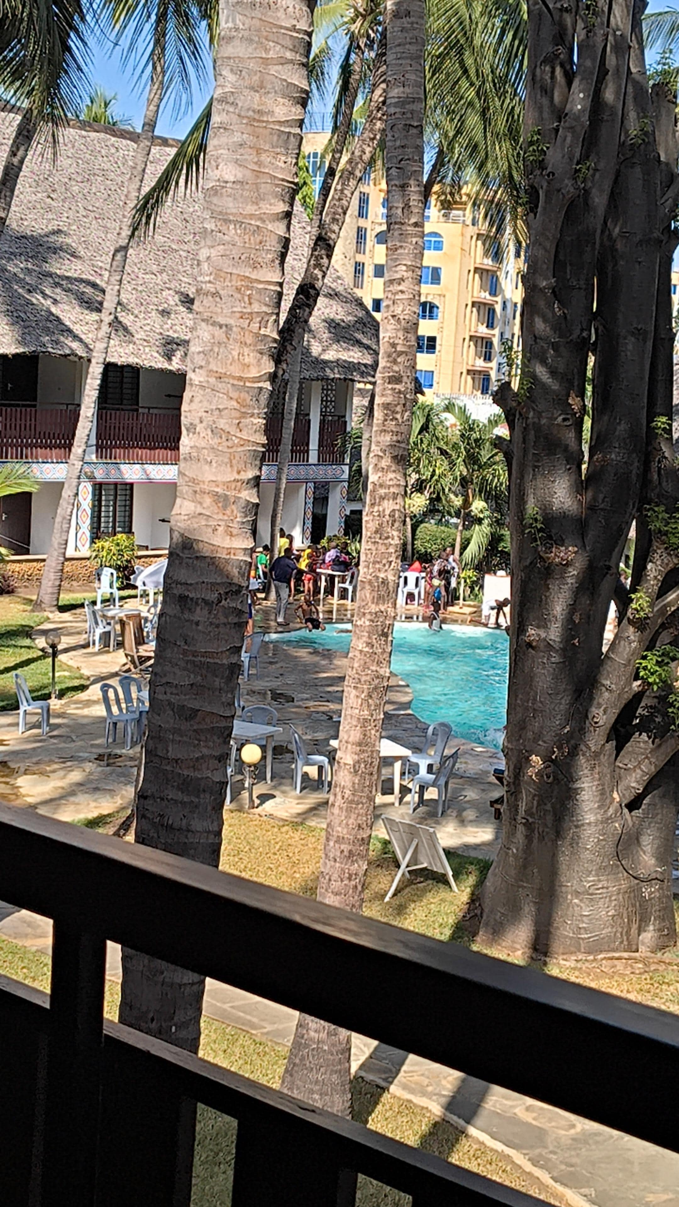 Udsigt fra balkon, bagerste