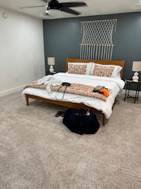 One of the upstairs bedrooms