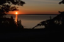 sunrise from the deck