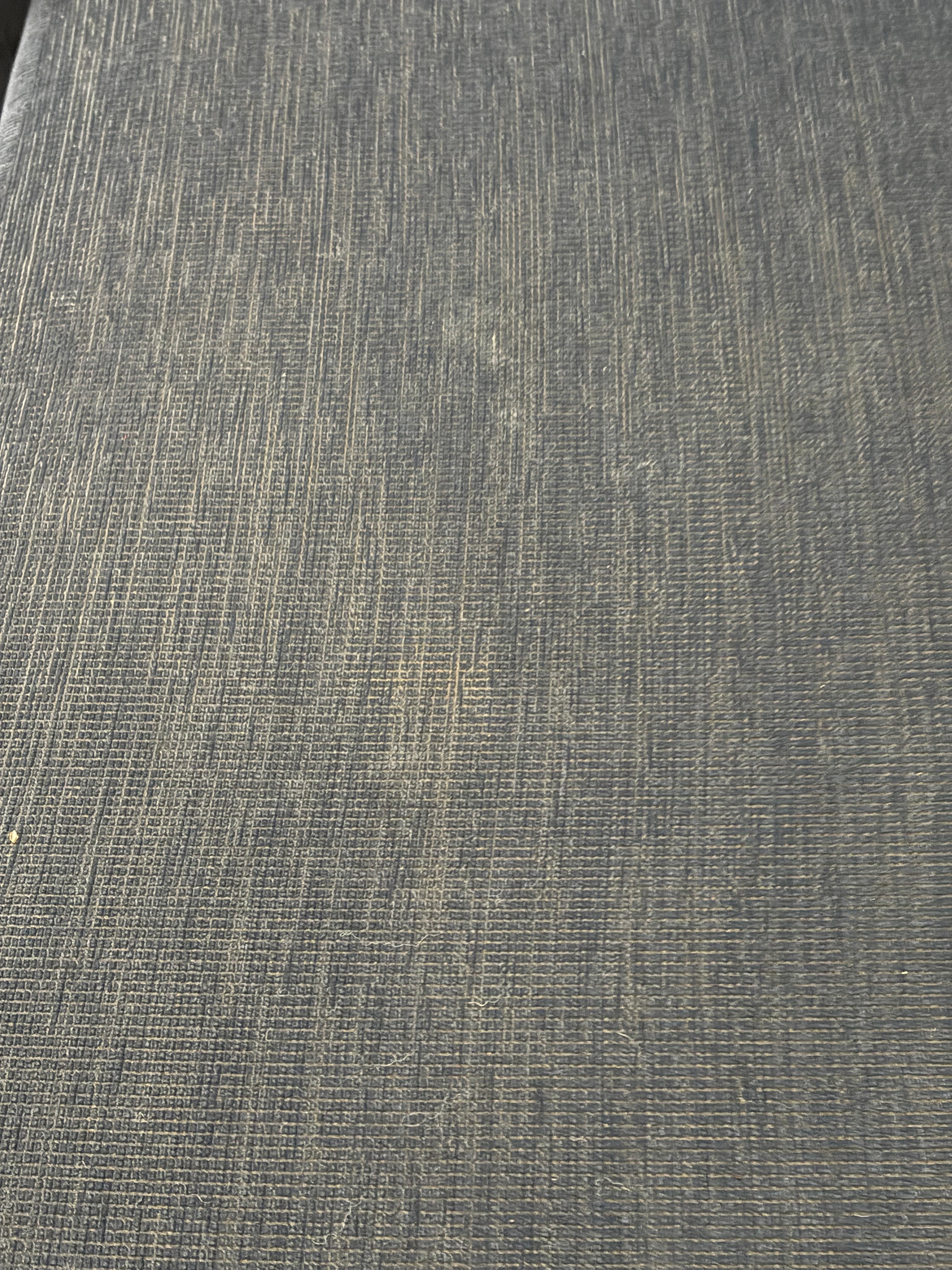 Sofa stain (one of many), where we had planned to have our kids sleep.