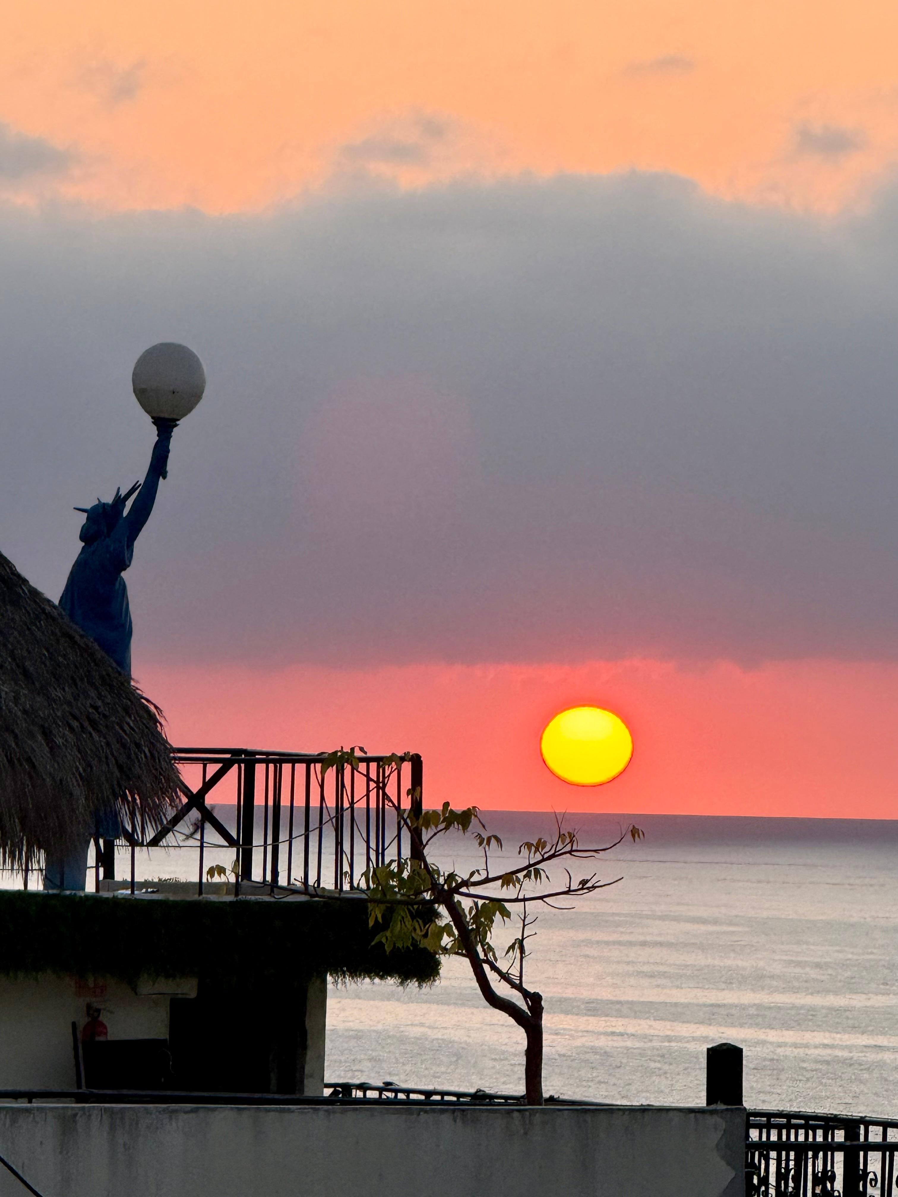 View from the rooftop. 