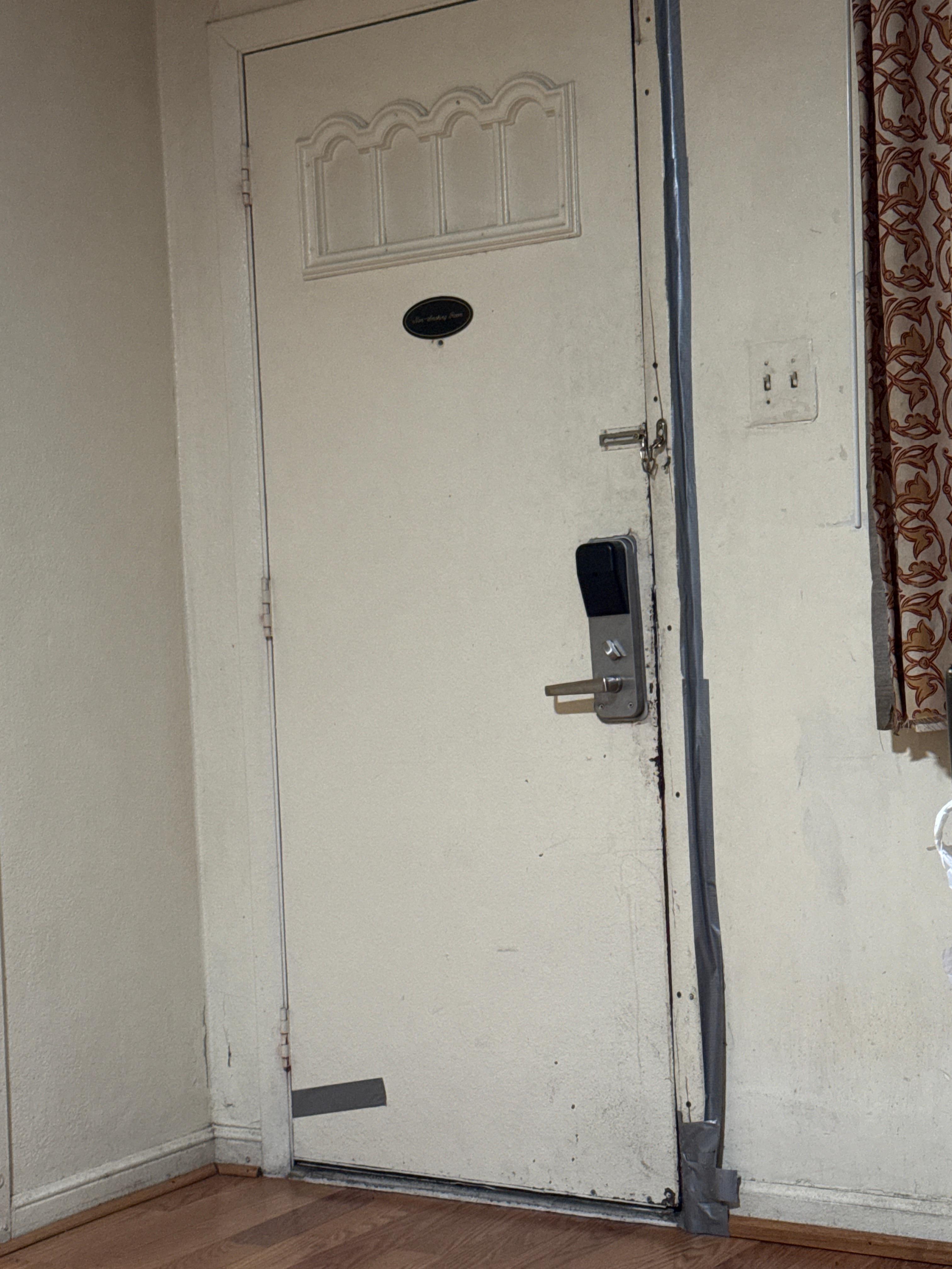 Busted door