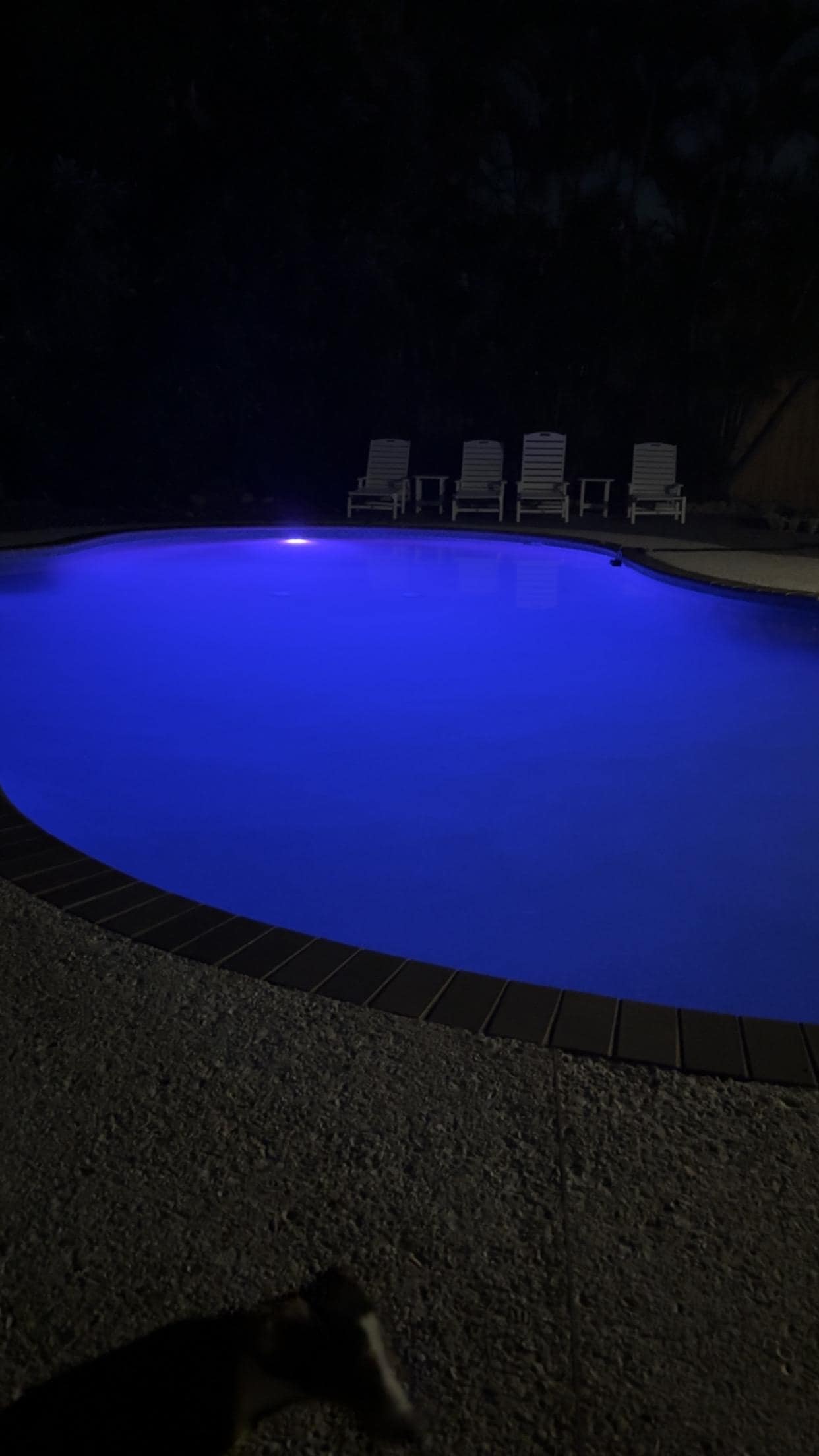 Pool at night 