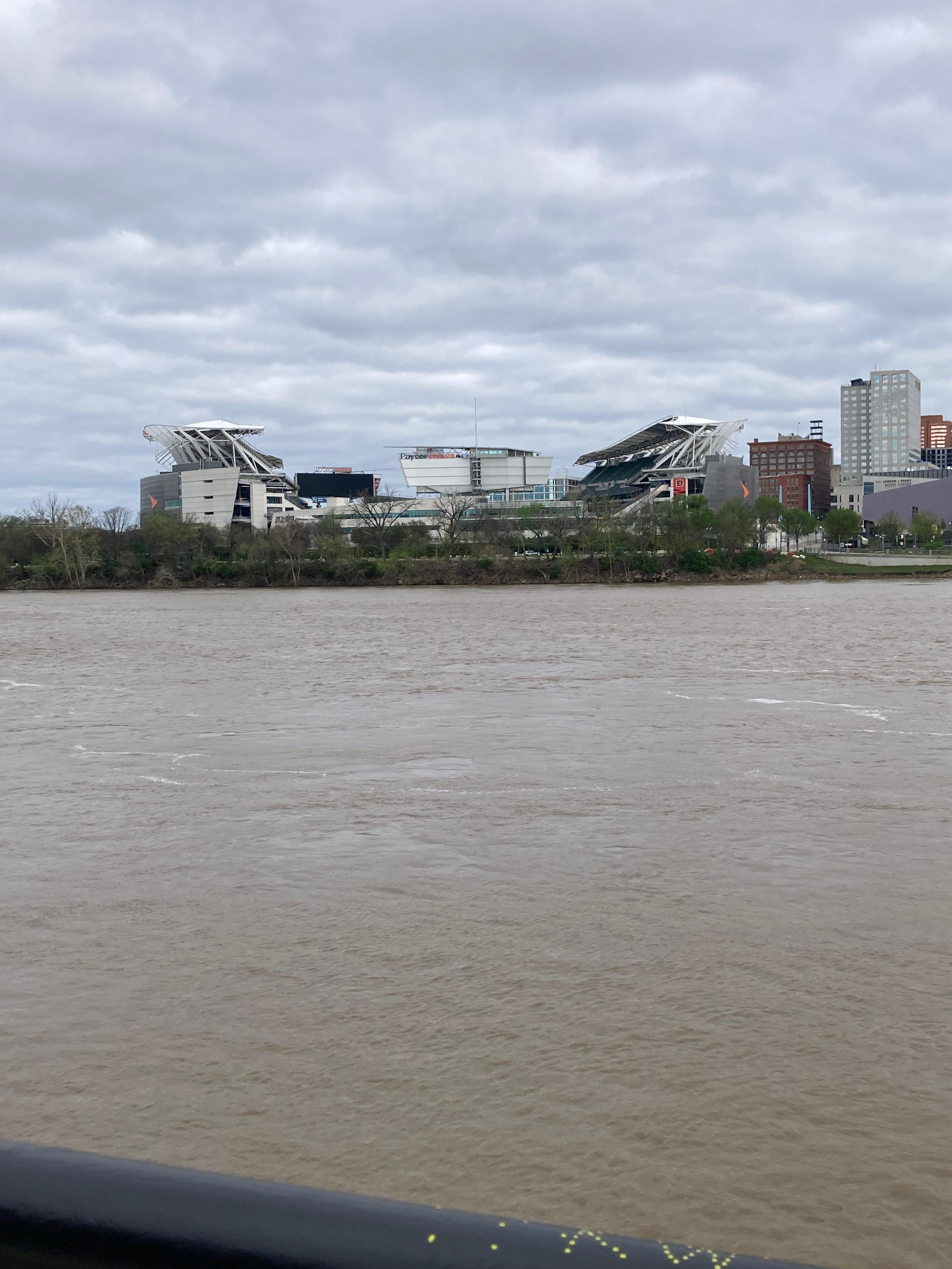 Our view at breakfast. 