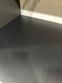 Køkkenbordet var ikke rent