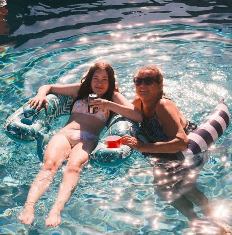 Kids loving the pool