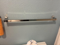 Black marks and missing paint