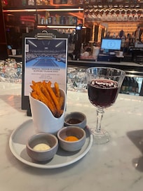 Hotel lobby bar