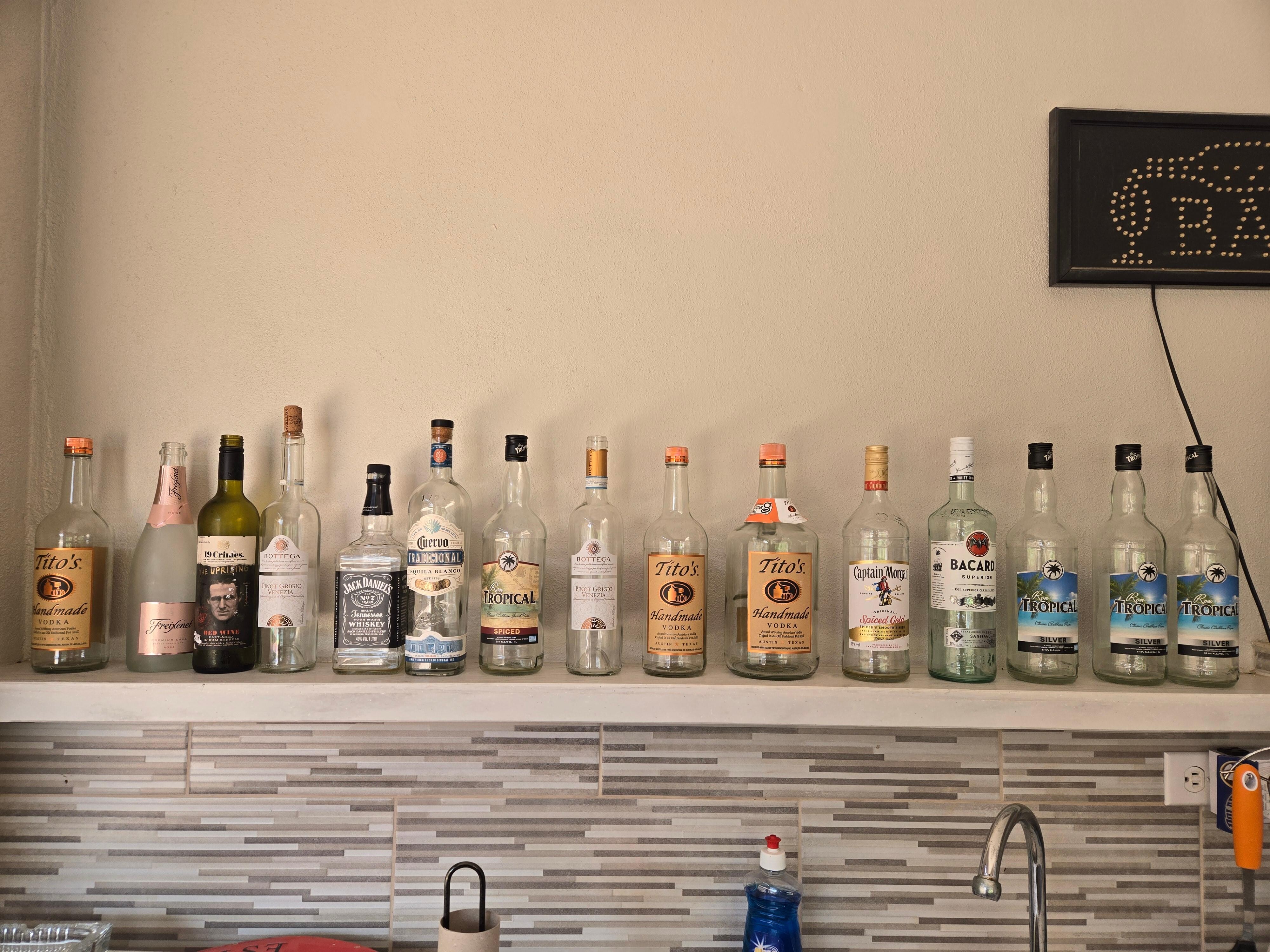 Outside kitchen/bar