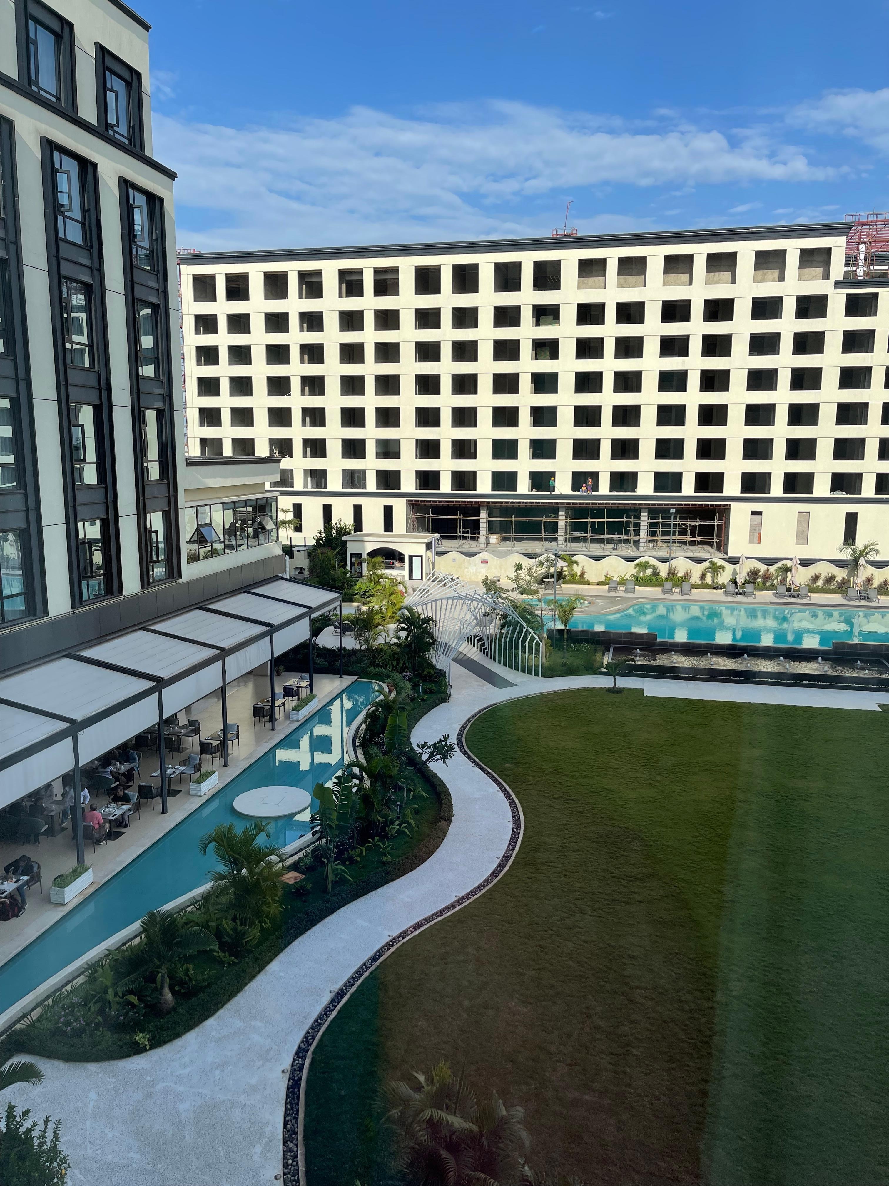 View from our room on 3rd floor.