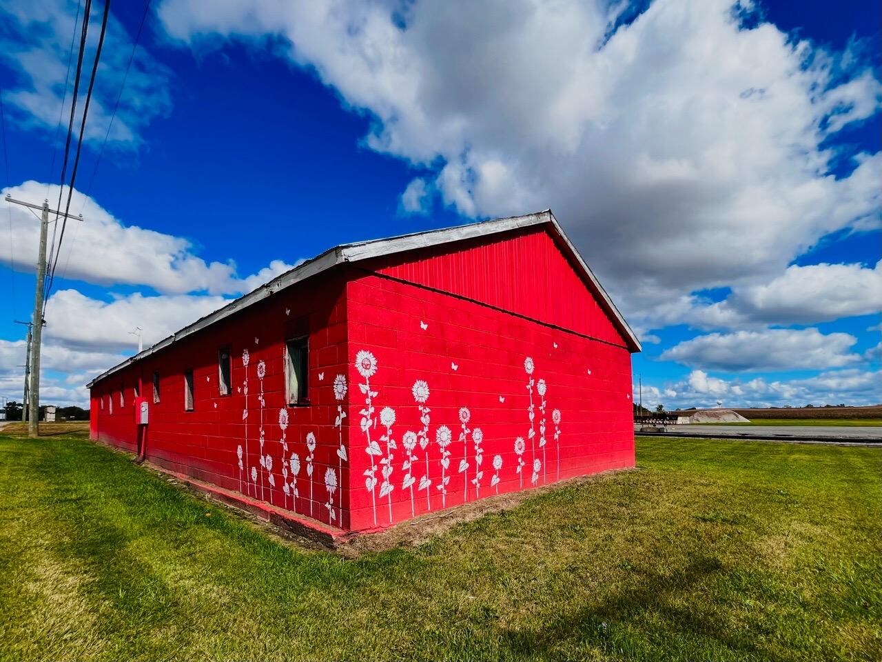 Cute building across the street.